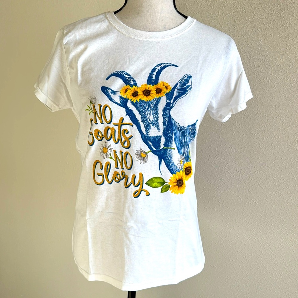 No Goats No Glory Medium T shirt